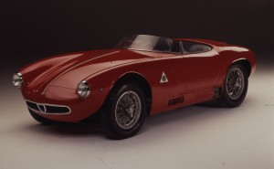 Der Einzige: Den Alfa Romeo 1900 Sport Spider gibt es weltweit nur noch ein einziges Mal. Auch fährt bei der legendären Oldtimerveranstaltung mit. (Werksfoto)