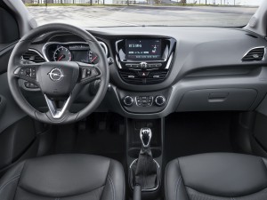 Kleiner Luxus: Auf Wunsch sorgen im neuen Opel Karl beheizbare Vordersitze und ein beheizbares Lederlenkrad für wohlige Wärme an kalten Tagen. (Werksfoto)