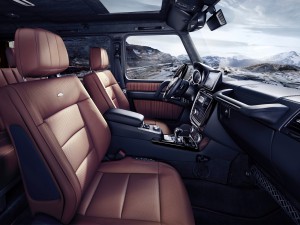 Mercedes-Benz G-Class (BR 463) 2015; G 500 Interieur: designo Nappaleder hellbraun interior: designo nappa leather light brown