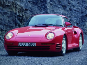 Kraftpaket: 450 PS leistete der 2,85-Liter-Sechszylinder-Boxermotor im Porsche 959 dank Registeraufladung und Ladeluftkühlung. (Werksfoto)