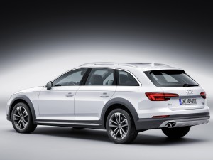 Der neue Audi A4 allroad quattro fährt serienmäßig auf 17-Zoll-Alumimium-Gussrädern – optional sind Größen bis 19 Zoll möglich. (Werksfoto)